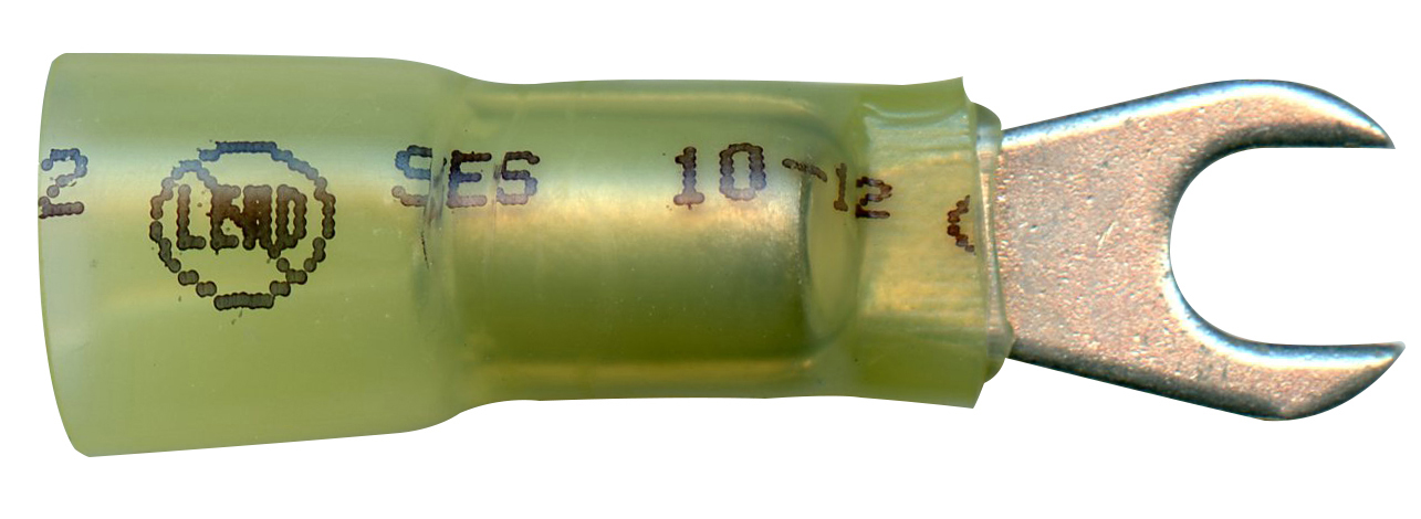 MasterLink&reg; Lead Free Ultra Seal & Solder Spade Terminals - 12-10 ga - #10